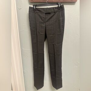 Ann Taylor Charcoal Pinstripe Trousers